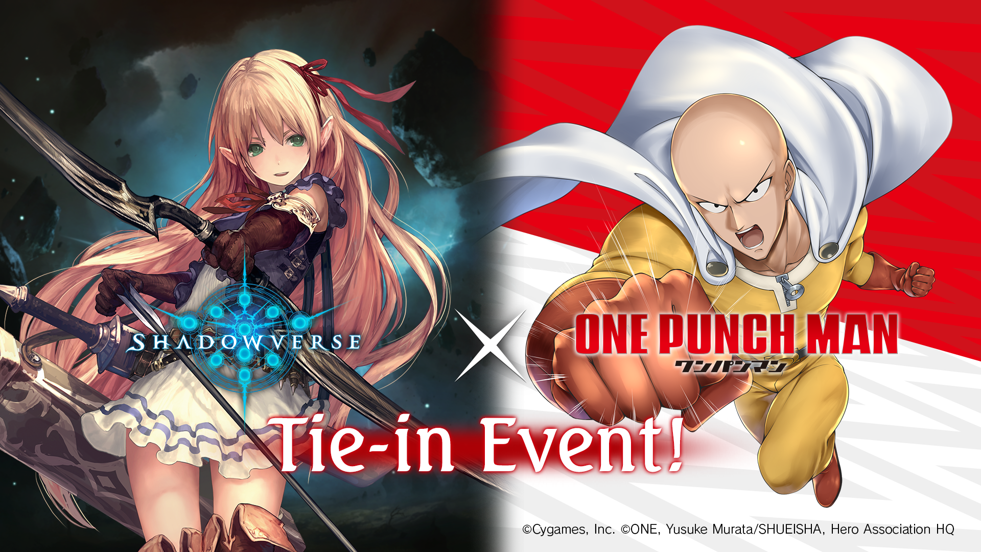 One Punch Man Tie In Event Shadowverse Official Site Cygames