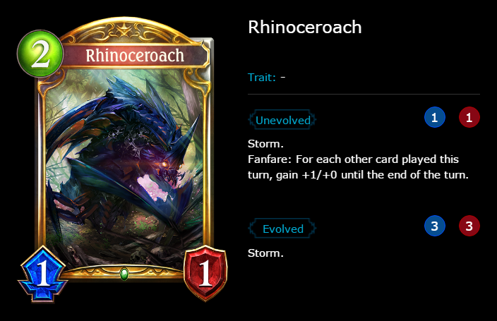 Rhinoceroach